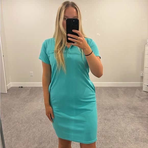 Columbia Women's PFG Tidal Tee Short Sleeve Polo dress - Picture 1 of 6